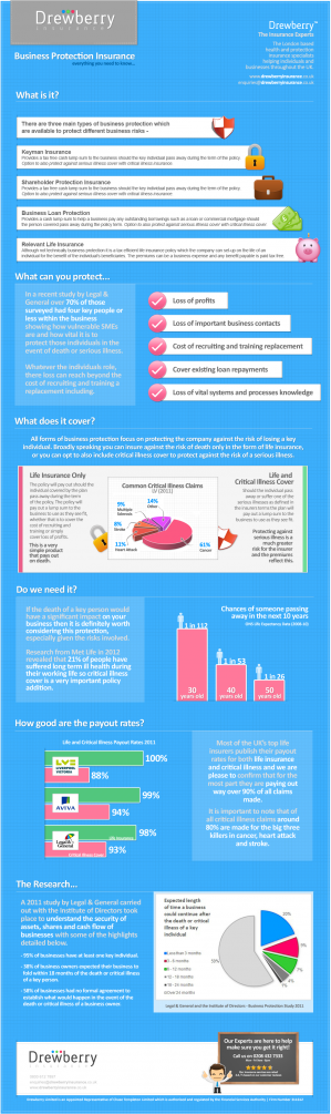 Business Protection Insurance Infographic